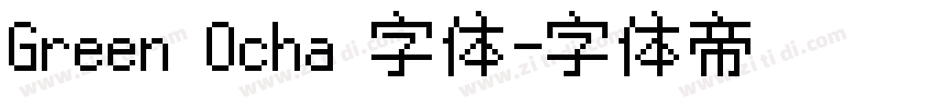 Green Ocha 字体字体转换